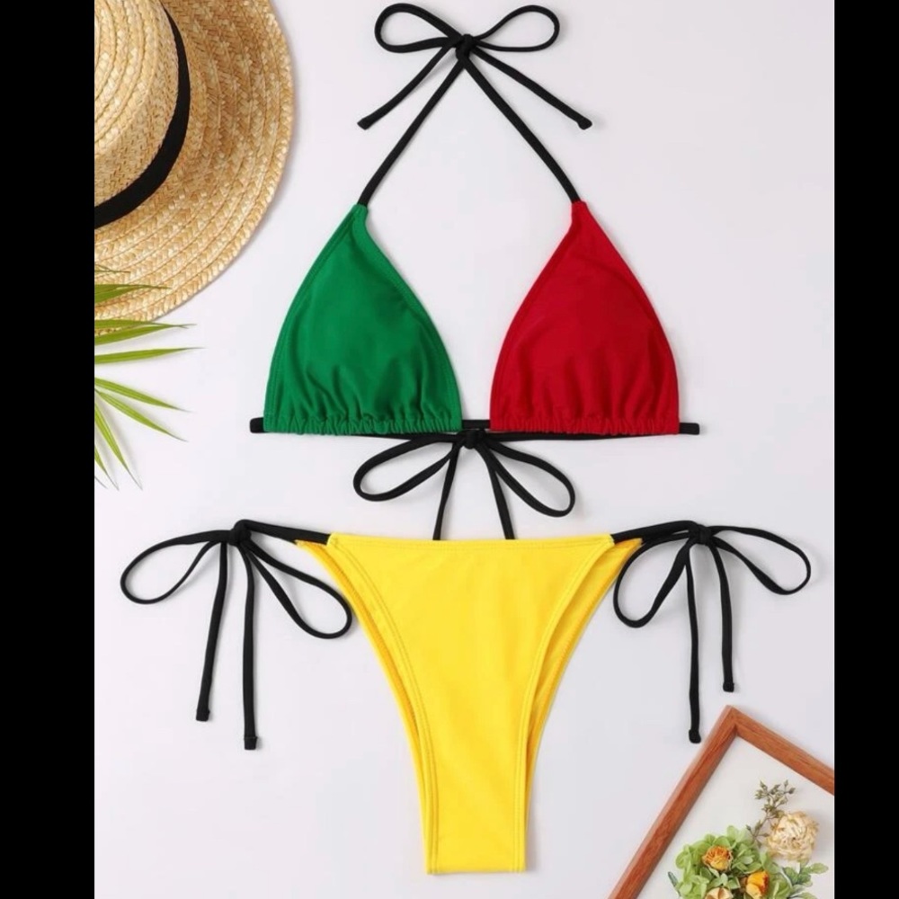 Rasta Jamaican Color Swimsuit